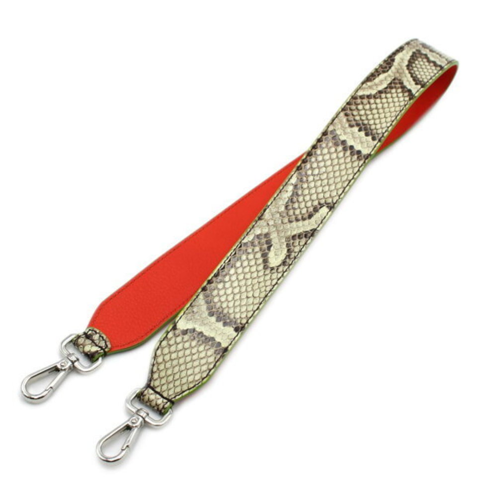 Fendi Leather Red Green Python - image 4